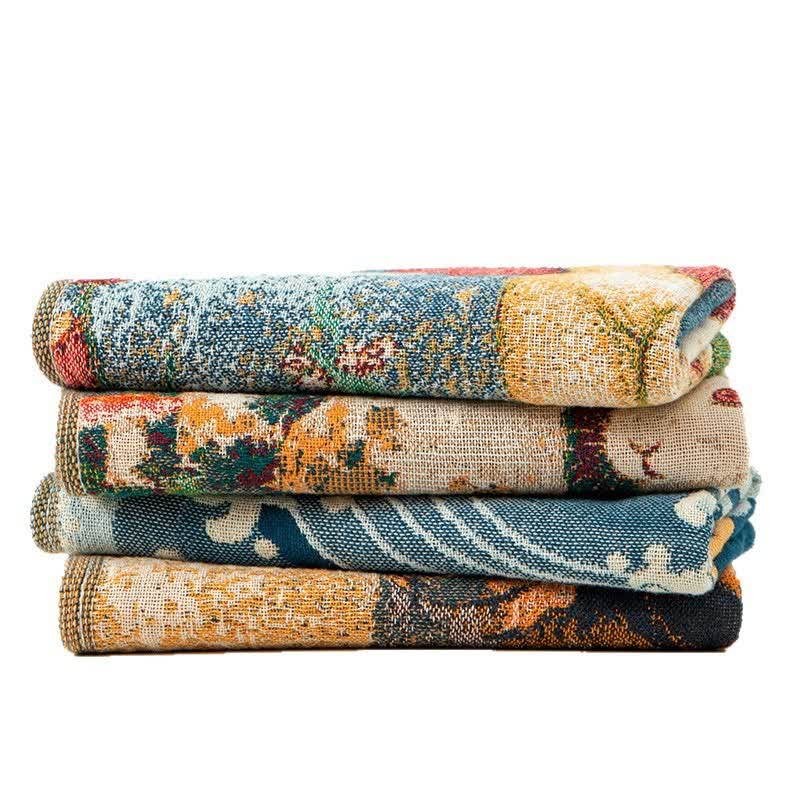 Torchon de cuisine en gaze de coton avec un joli motif animalier - image 6