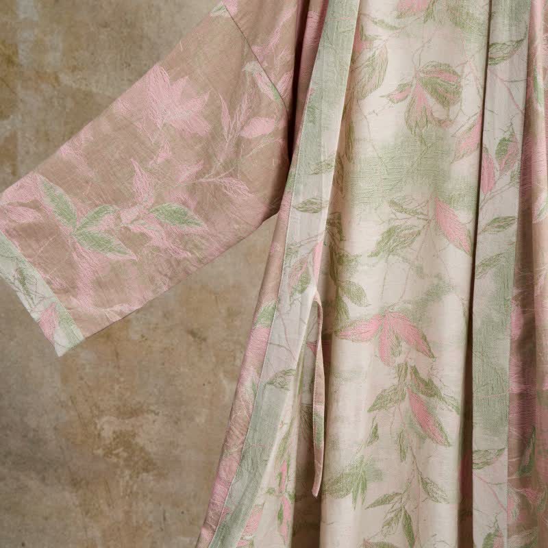 Peignoir kimono en gaze de coton naturel - image 22