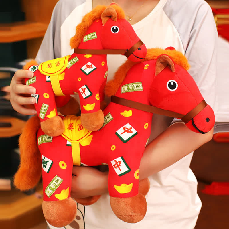 Peluche festive pour l'Année du Cheval 2026 - image 3