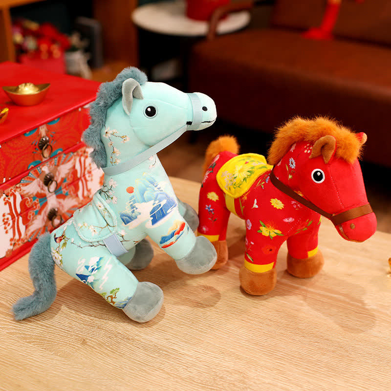 Peluche festive pour l'Année du Cheval 2026 - image 1