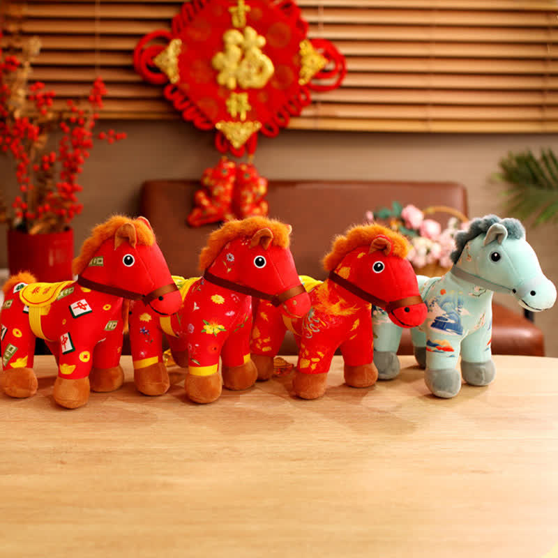 Peluche festive pour l'Année du Cheval 2026 - image 0