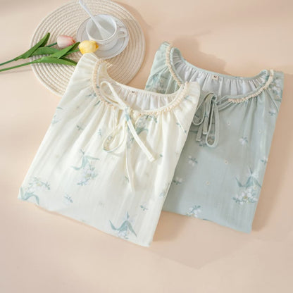 Chemise de nuit Bluebell en gaze de coton - image 1