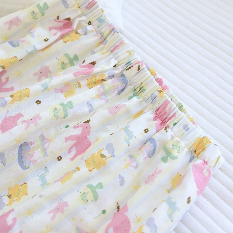 Ensemble pyjama « Terrain de jeux des éléphants » en gaze de coton - image 10
