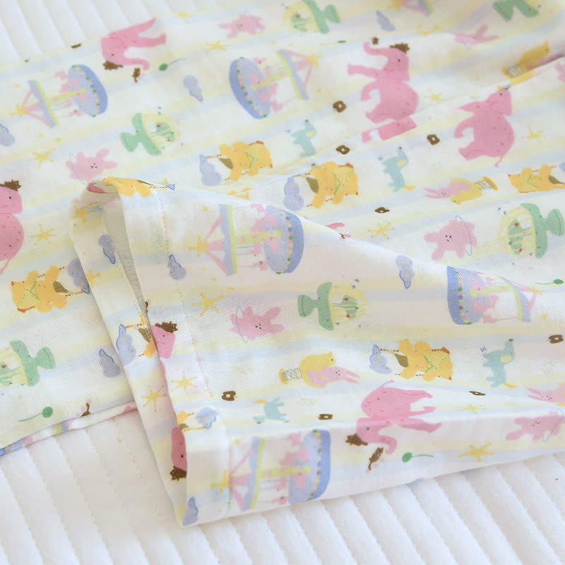 Ensemble pyjama « Terrain de jeux des éléphants » en gaze de coton - image 11