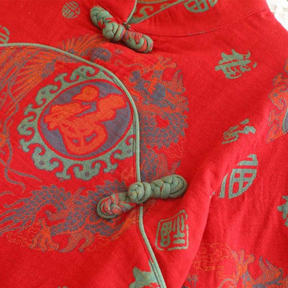 Ensemble pyjama en coton de bon augure avec col montant - image 4