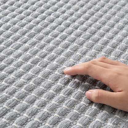 Tapis de bain tissé à pompons - image 5