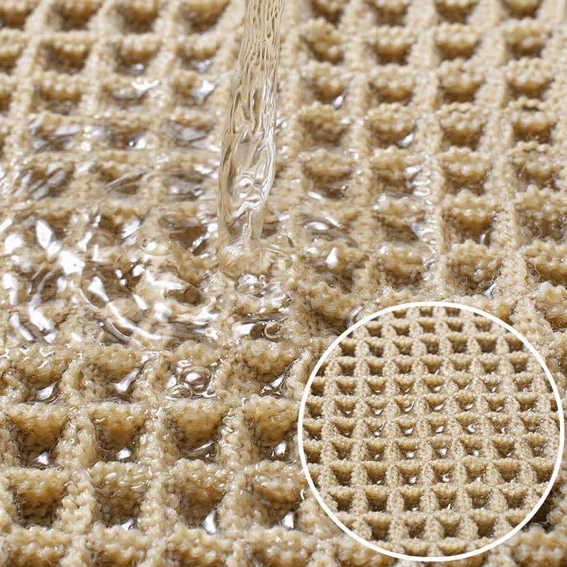 Tapis de bain minimaliste à motif gaufré - image 5