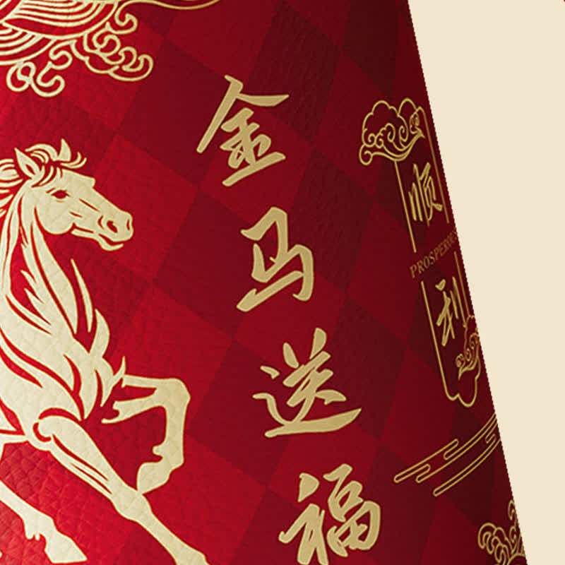 Poubelle ornée d'un cheval au galop de style oriental - image 3