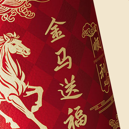 Poubelle ornée d'un cheval au galop de style oriental - image 3