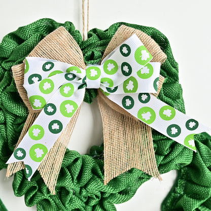 Couronne de jute en forme de trèfle pour la Saint-Patrick - image 6