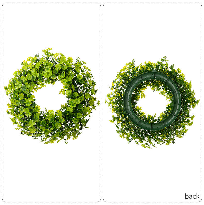 Couronne artificielle de trèfle à quatre feuilles pour la Saint-Patrick - image 8
