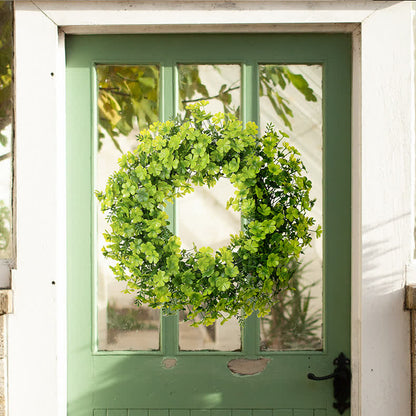 Couronne artificielle de trèfle à quatre feuilles pour la Saint-Patrick - image 4