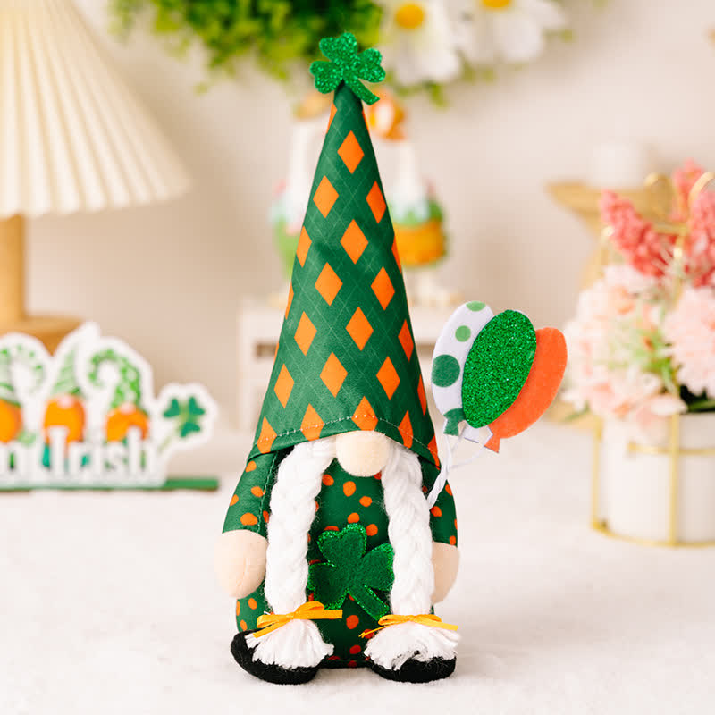 Décoration en peluche de gnome pour la Saint-Patrick - Fille - 4 pièces - 7,6 cm (L) x 5 cm (l) x 30,5 cm (H) - image 5