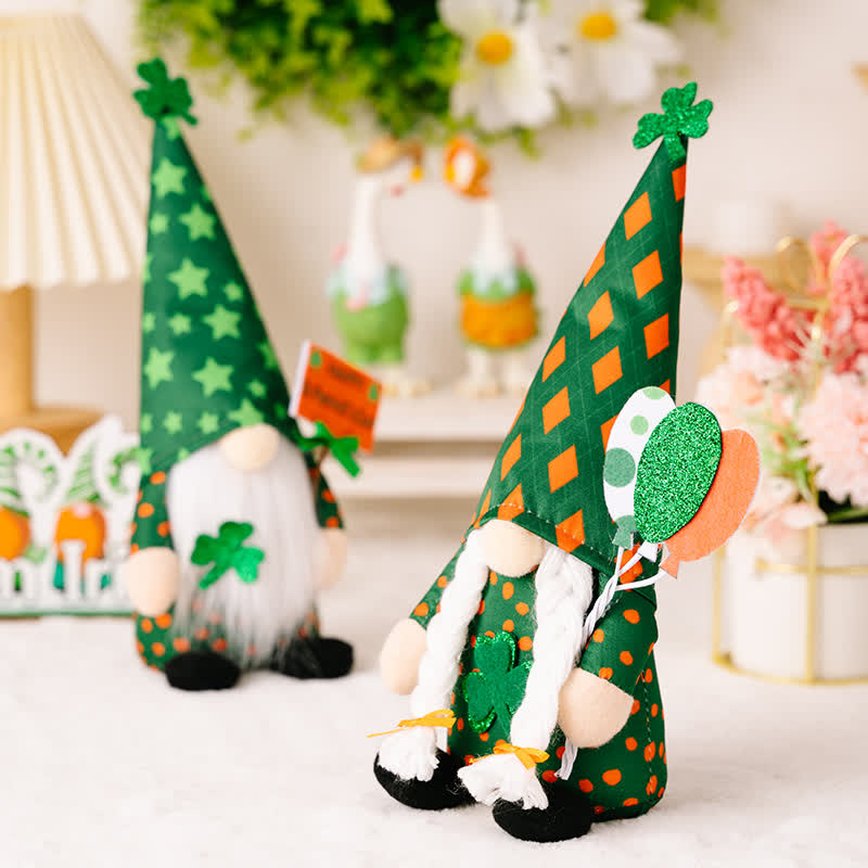 Décoration en peluche de gnome pour la Saint-Patrick - image 3