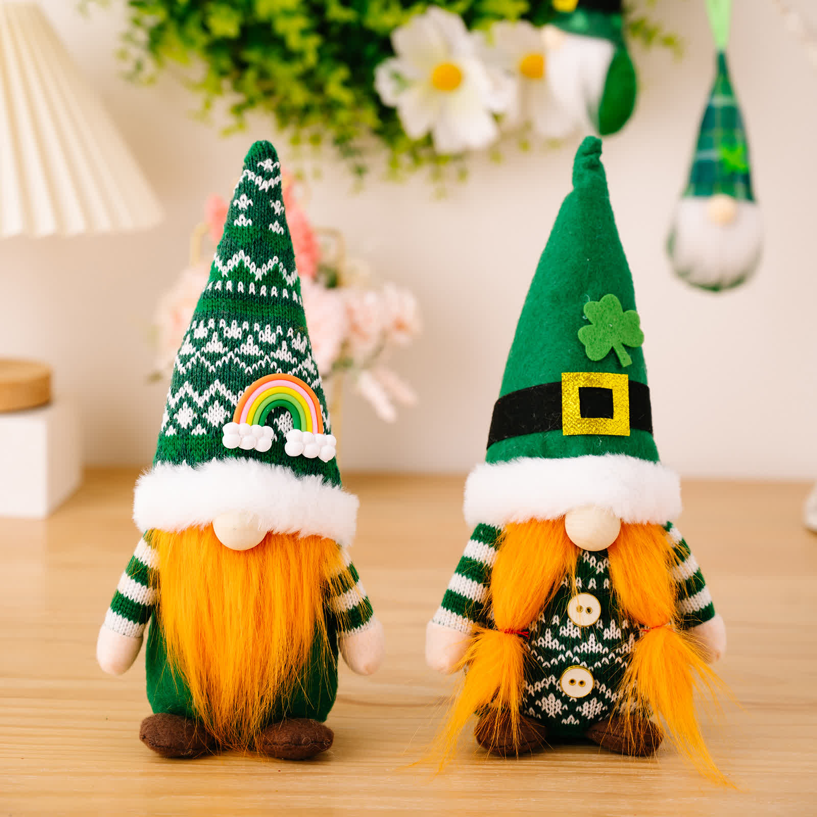 Peluche lutin faite main pour la Saint-Patrick - image 0