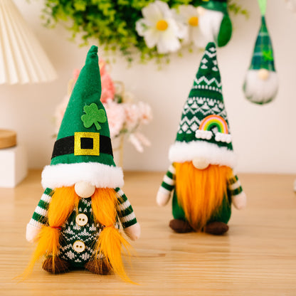 Peluche lutin faite main pour la Saint-Patrick - image 1