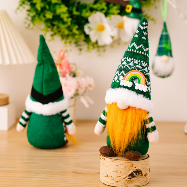 Peluche lutin faite main pour la Saint-Patrick - image 2