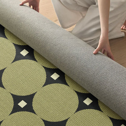 Tapis à motifs ronds et carrés - image 6
