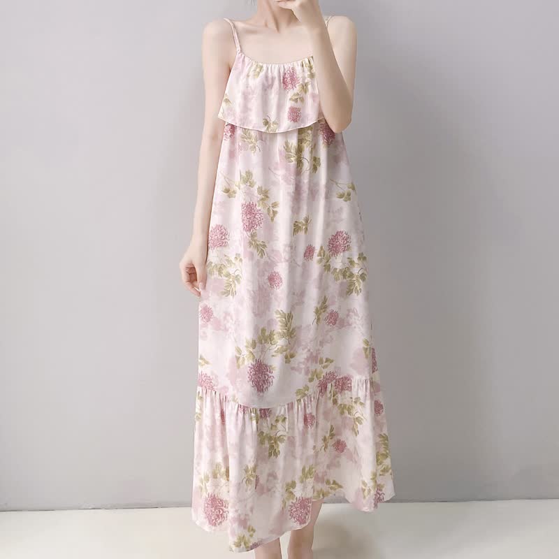 Nuisette Cami Lounge rose chrysanthème - image 1