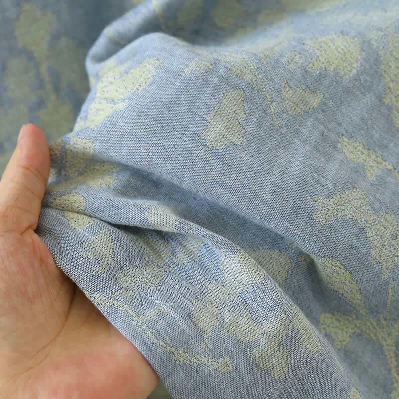 Ensemble pyjama en coton à motif floral oriental - image 9