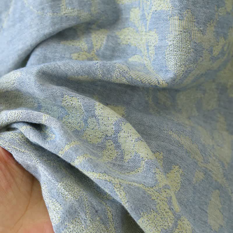 Ensemble pyjama en coton à motif floral oriental - image 11