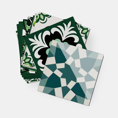Stickers muraux floraux rétro à décoller et à coller (24 pièces) - image 10