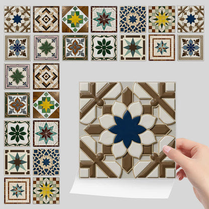 Stickers muraux vintage à décoller et à coller (24 pièces) - image 7