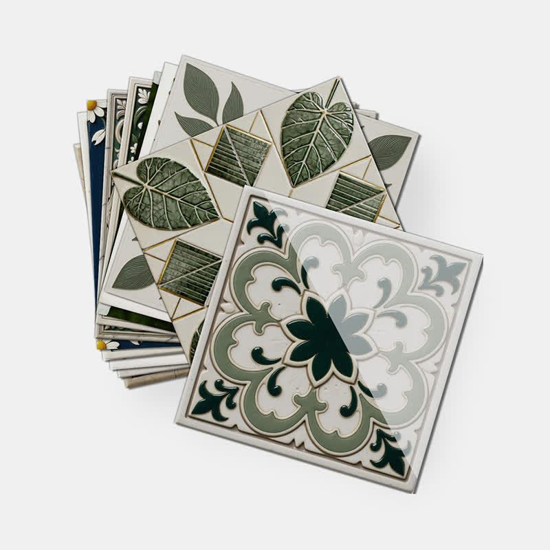 Stickers muraux soleil et fleurs à coller (24 pièces) - image 9