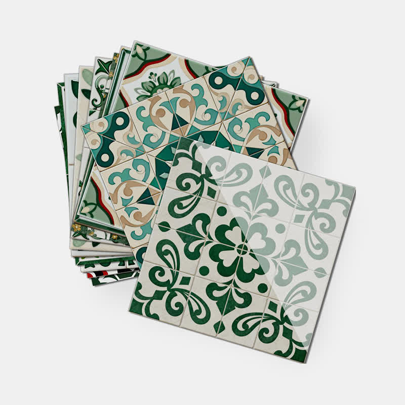 Stickers muraux autocollants verts bohèmes (24 pièces) - image 10