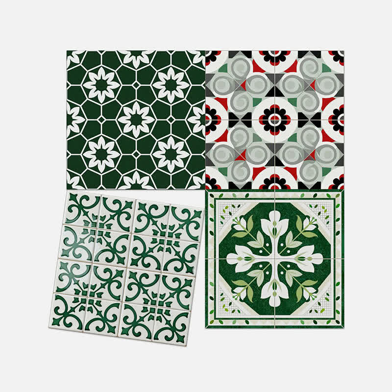 Stickers muraux autocollants verts bohèmes (24 pièces) - image 9