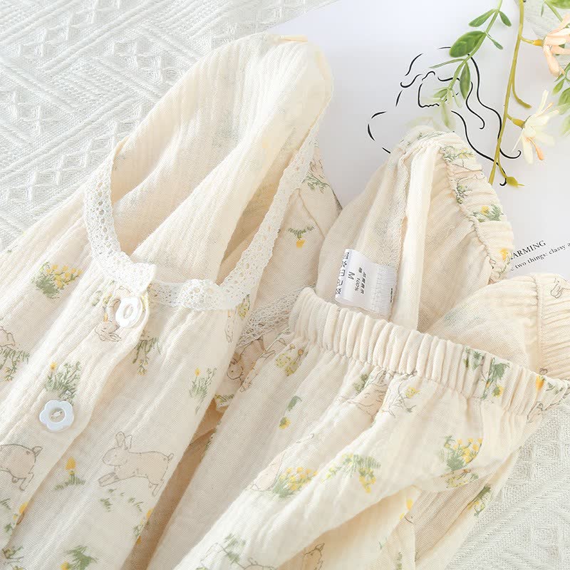 Ensemble pyjama Refresh Bunny en pur coton - image 4