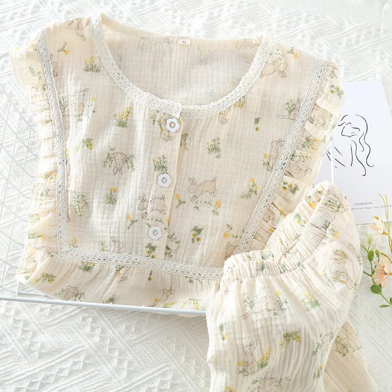 Ensemble pyjama Refresh Bunny en pur coton - image 3