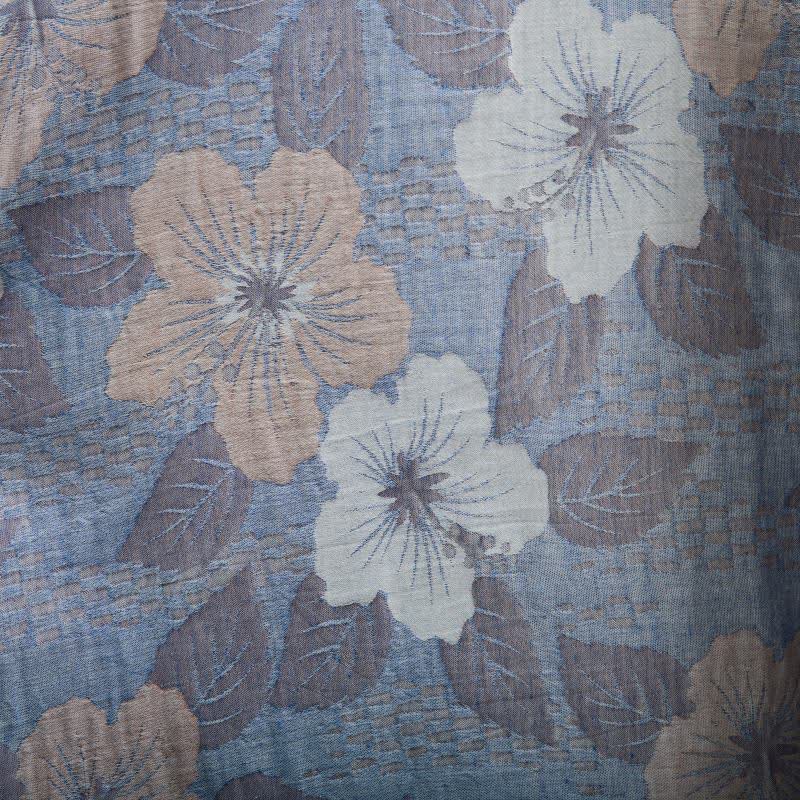 Peignoir de style kimono en gaze de coton à motif de fleurs de cerisier - image 7