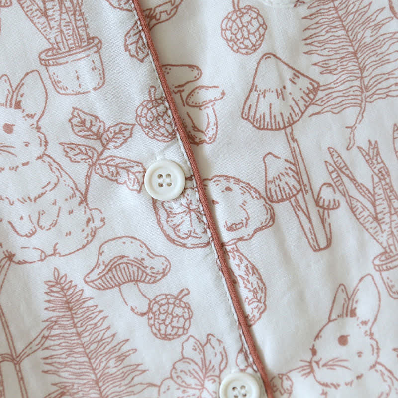 Pyjama en gaze de coton Refresh Bunny Forest - image 6