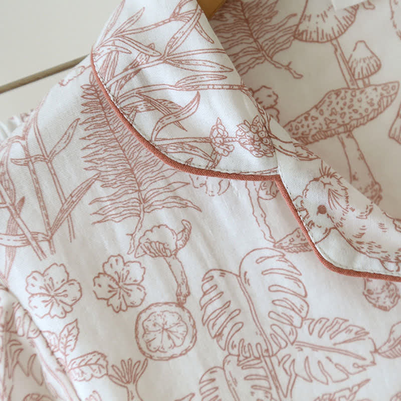 Pyjama en gaze de coton Refresh Bunny Forest - image 5