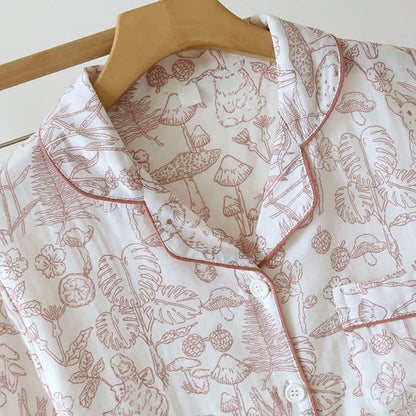 Pyjama en gaze de coton Refresh Bunny Forest - image 4