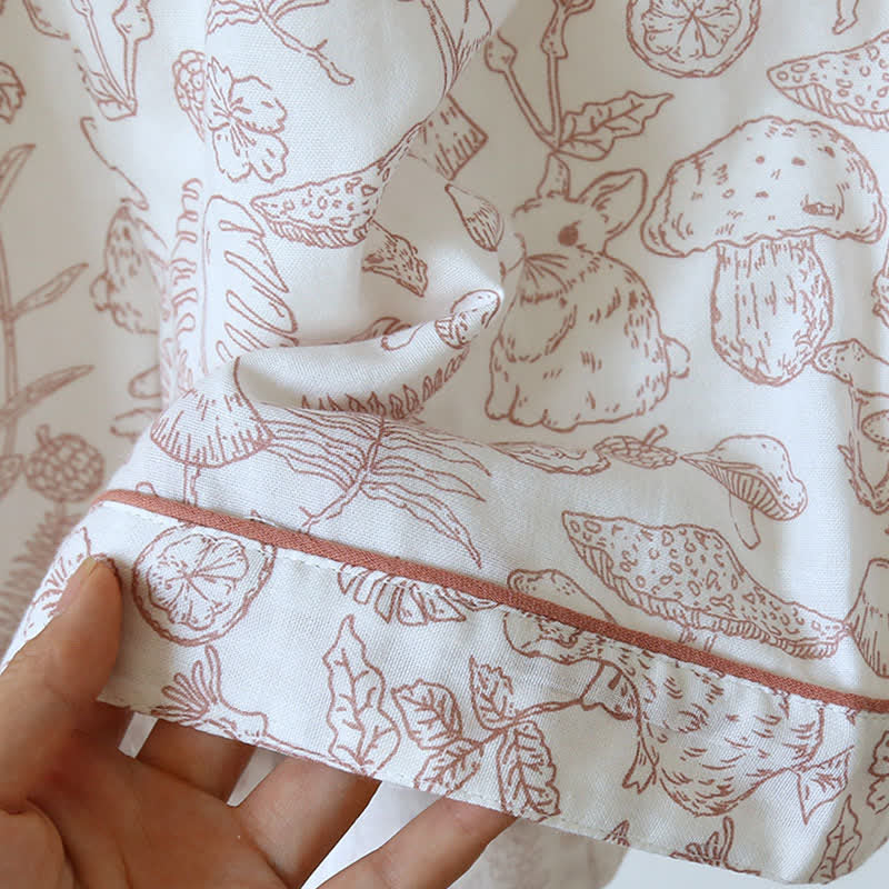 Pyjama en gaze de coton Refresh Bunny Forest - image 8