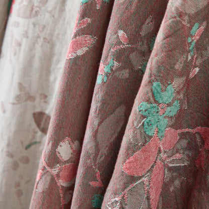 Peignoir de style kimono en gaze de coton à motif floral vintage - image 6