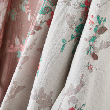 Peignoir de style kimono en gaze de coton à motif floral vintage - image 13