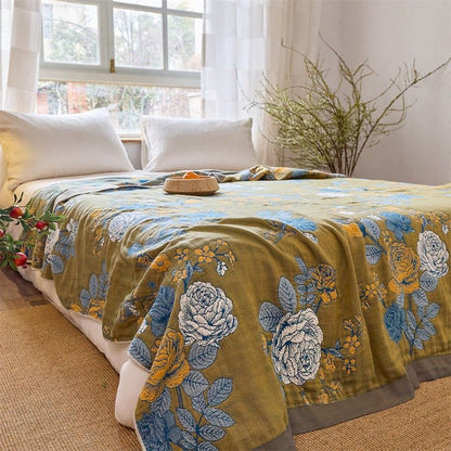 Couette jacquard rose en pur coton - image 3