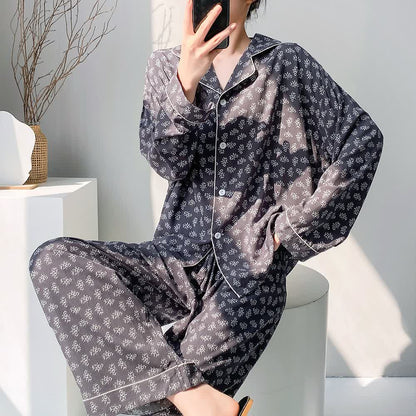 Ensemble pyjama à motif cœur rouge - image 4
