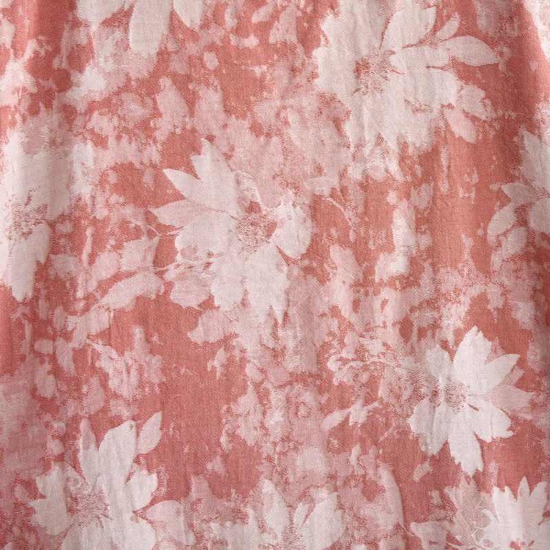 Kimono élégant en gaze de coton à motif floral - image 7