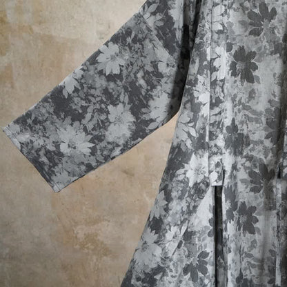 Kimono élégant en gaze de coton à motif floral - image 19
