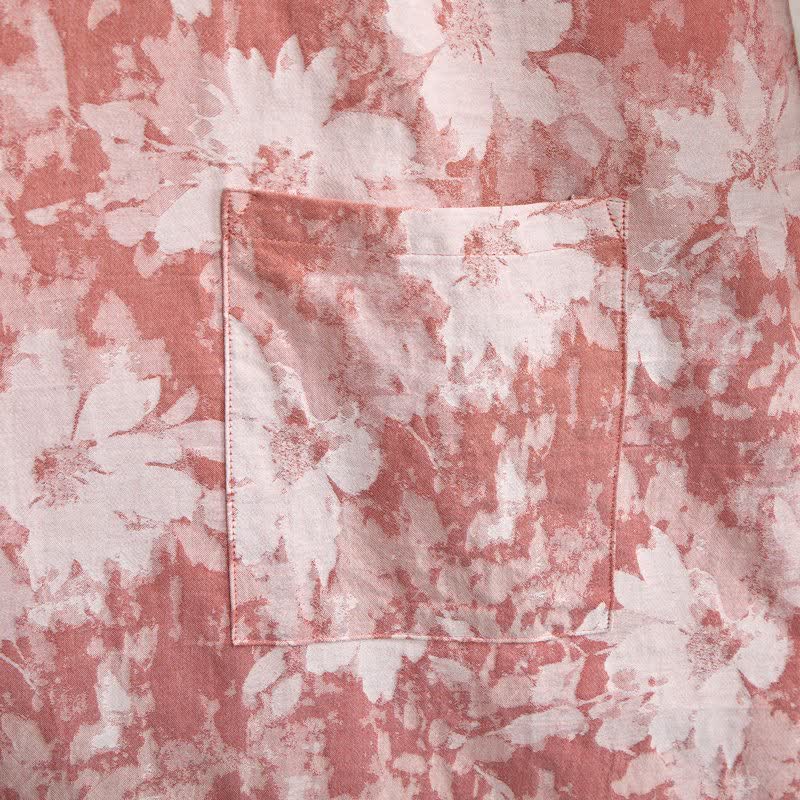 Kimono élégant en gaze de coton à motif floral - image 6