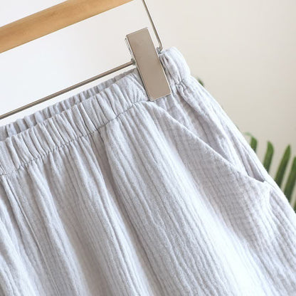 Ensemble composé d'un débardeur et d'un short en tissu de coton double épaisseur - image 7