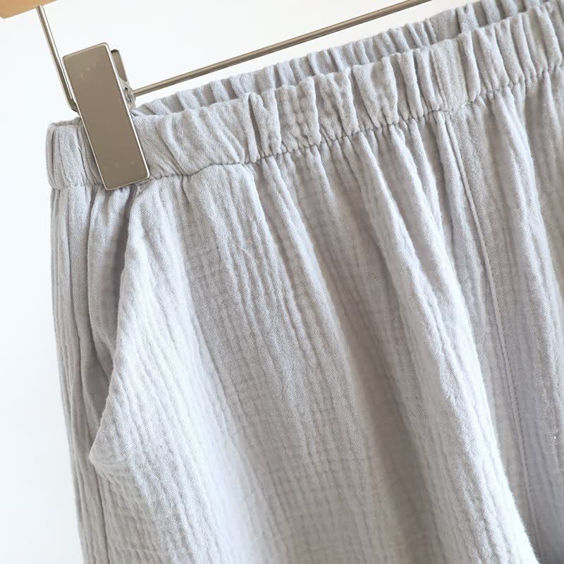 Ensemble composé d'un débardeur et d'un short en tissu de coton double épaisseur - image 8