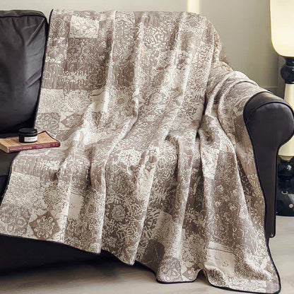 courtepointe en patchwork de gaze de coton - image 3