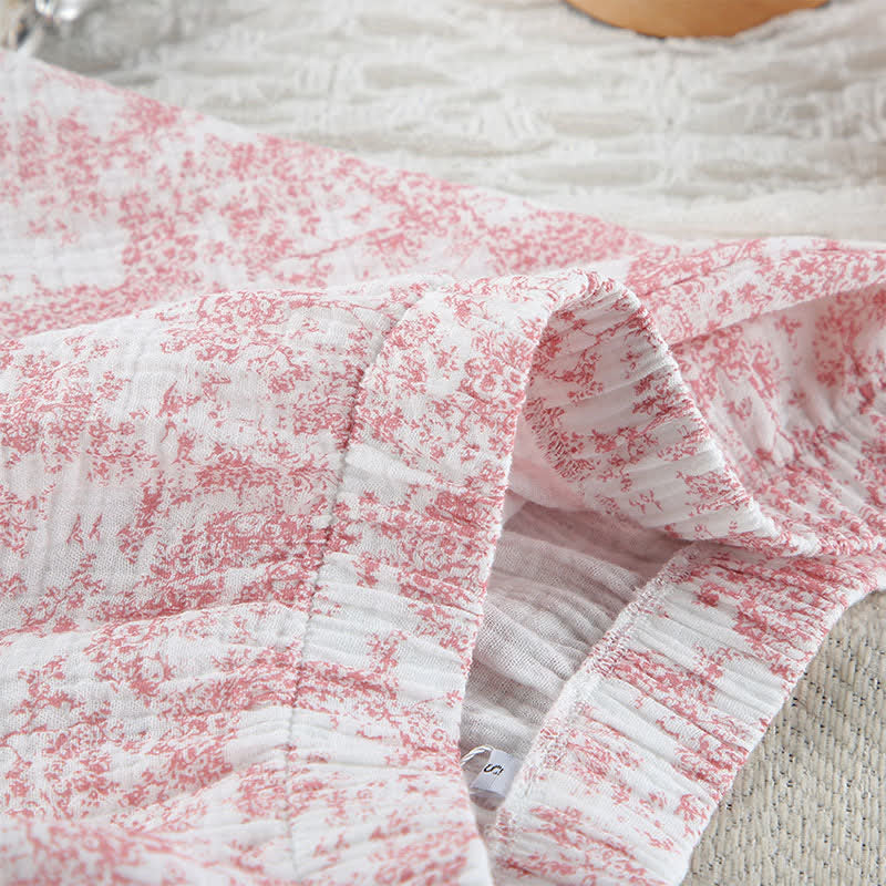 Ensemble pyjama en coton de style abstrait - image 14