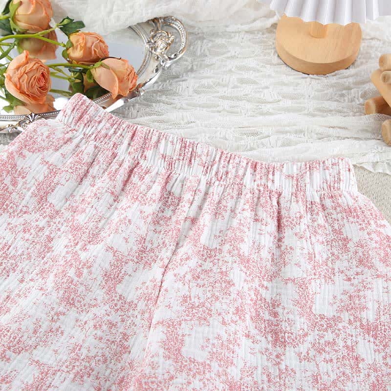 Ensemble pyjama en coton de style abstrait - image 12