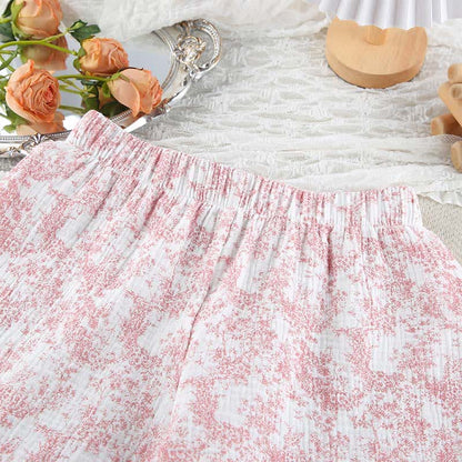 Ensemble pyjama en coton de style abstrait - image 12